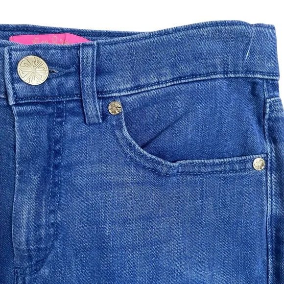 Lilly Pulitzer South Ocean High Rise Skinny Jeans Size 0 - Picture 4 of 14